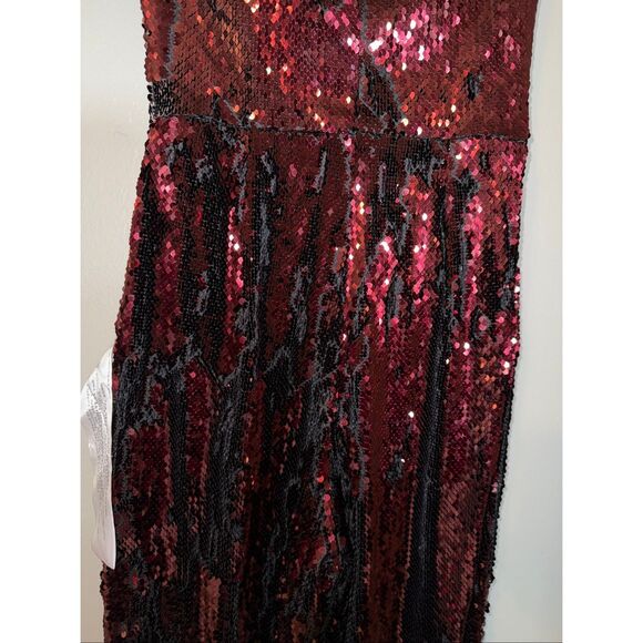 Dress The Population XXS Andy Strapless Sequin Jumpsuit Holiday Cocktail Party - Picture 13 of 16